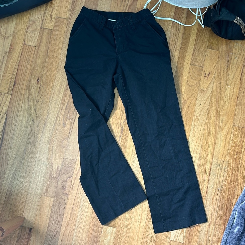 Black, vintage, Red Cap brand slacks